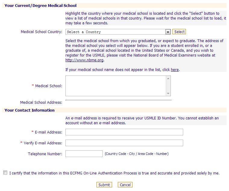 Application For Ecfmg Certification Printable Form Printable Forms Free Online